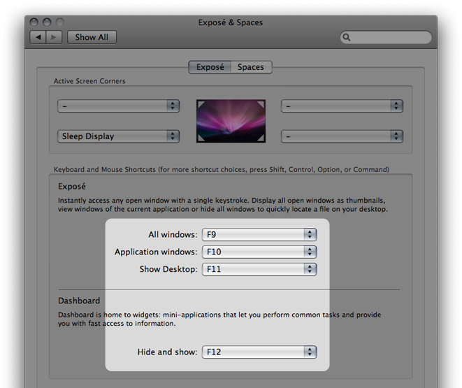 Volume Fkeys08